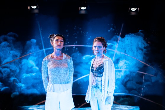 Andi (Nina Singh) and Percy (Rosie Gray) in Andromeda, Photographer Alex Powell(1)